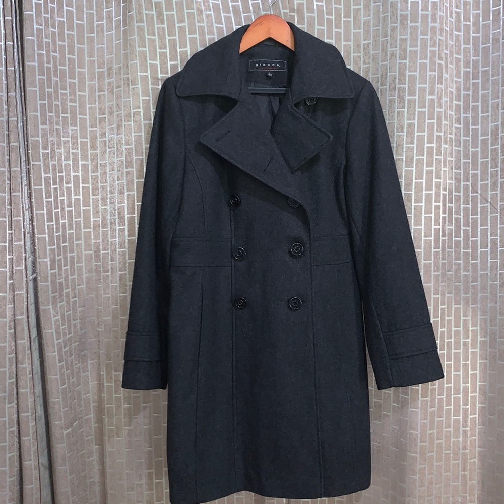 Charcoal Pea Coat